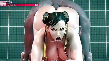 Hentai chun li, slut throat fucking herself, chun li cartoon, patty boobs, resident evil 3d
